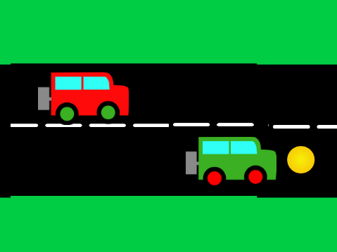 Paper racers in scratch