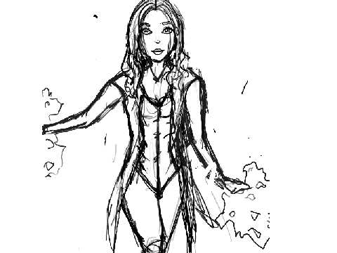 Wanda Maximoff rough sketch