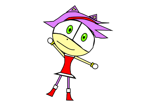 amy rose model re-pose and re-grouped
