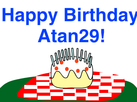 Happy Birthday Atan29!!!