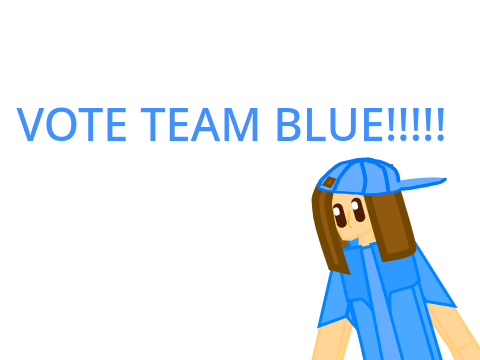 VOTE TEAM BLUE