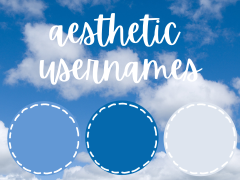 ❥ aesthetic usernames ˎˊ-