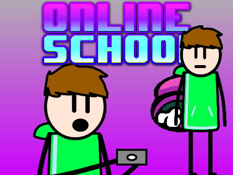 Online School    #animation #among us #school #computer #stuff