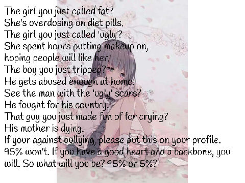 bullying is wrong!