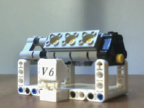 LEGO V6 Engine