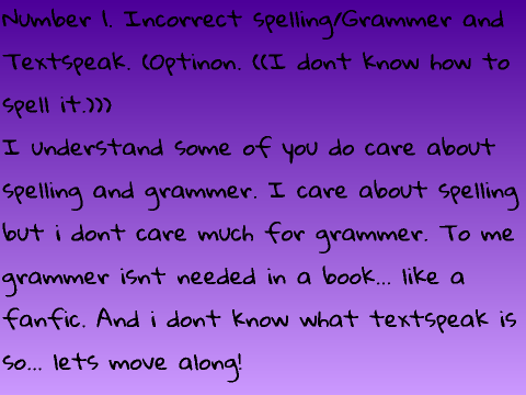 My Scratch Pet Peeves! (CreativeAshe's Pet Peeves and Optinons.)