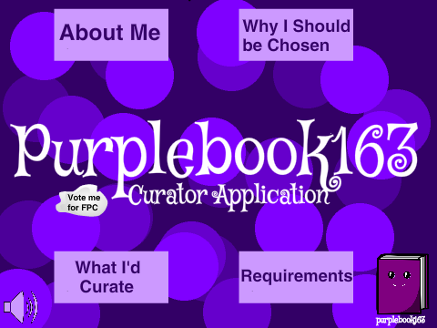Purplebook163's Front Page Curator Application | Purplebook163 for FPC!