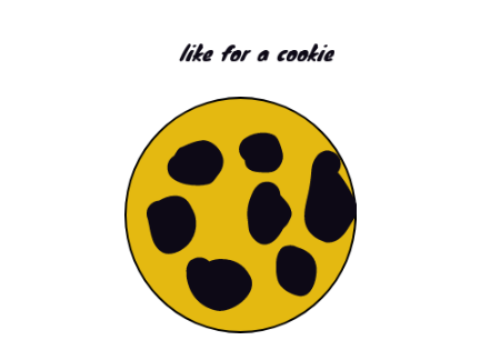 like for a cookie
