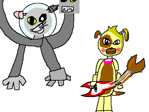 Sparky The Dog And Flash (WIP) 