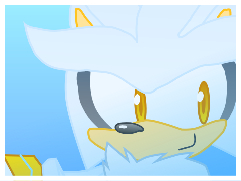 Silver the Hedgehog Vector Art :D