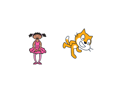 10 Blocks Ballerina and Scratch The Cat
