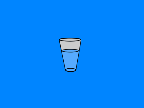 Glass of water