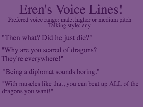 Eren Audition