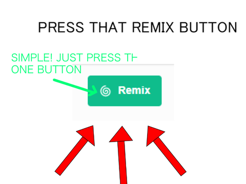 When this project gets 100 remixes I will dump milk on my head remix remix