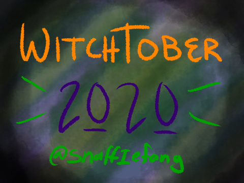 witchtober 2020 - inktober alternative prompts