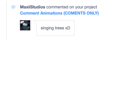 Comment Animation