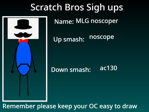 Super scratch Bros sighn up remix