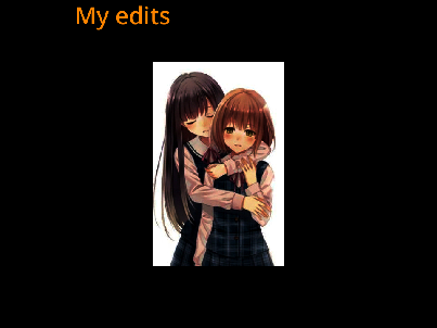 my editing abilities