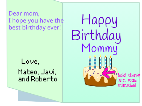 Happy Birthday, Mommy!