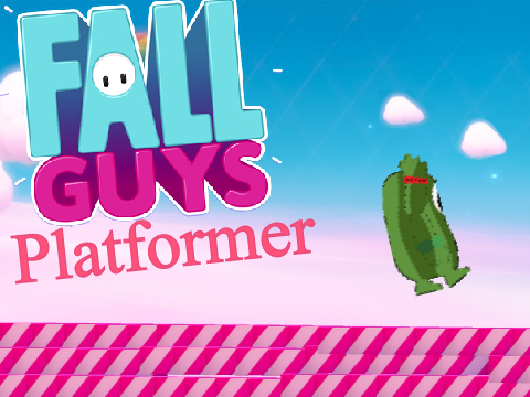 Fall Guys || A Mobile Friendly Platformer #Games #Music #Art remix