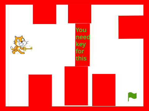A Maze Game! (New Level!)