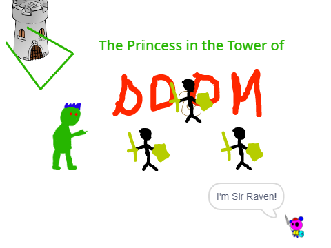 The Princess in the Tower of DOOM maze game