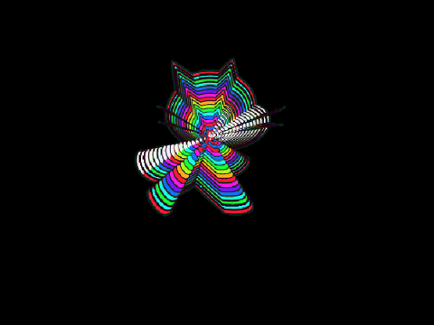 Shrink the rainbow cat