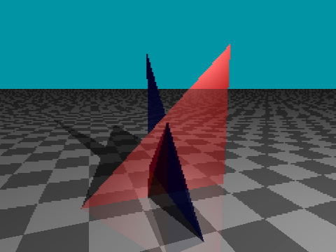 Raytracer with tri intersection!
