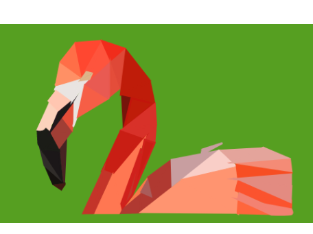 Flamingo Polyart