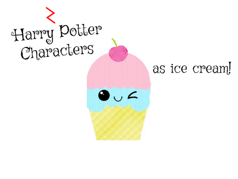 Harry Potter Characters as ice cream