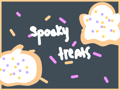decorate halloween treats!