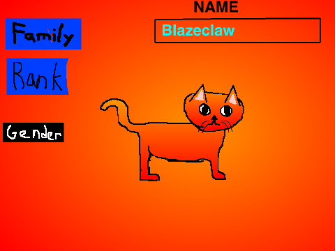 Phoenixclan RPG bio Blazeclaw