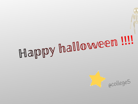  Happy Hallowen !!!! 