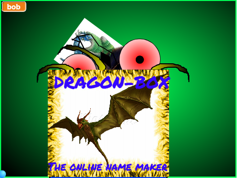DRAGONBOX: The online name maker
