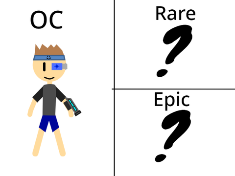 Give me your OC and i'll make it rare and epic!  remix