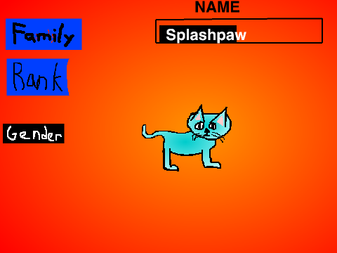 Phoenixclan RPG bio Splashpaw