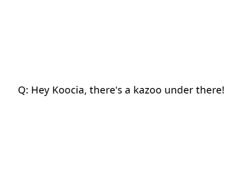 A kazoo underwear? YStories