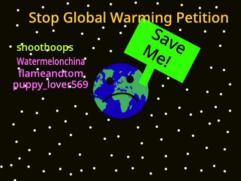 Stop Global Warming Petition remix remix