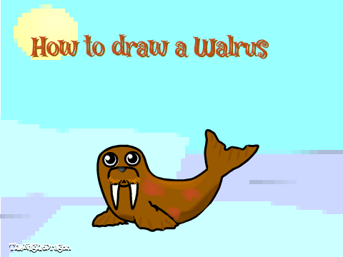 How to draw a walrus