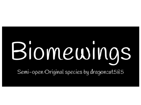 Biomewings- Semi-open original species