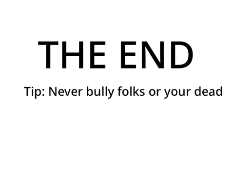 Stop bullying (Drawing animation-ish)