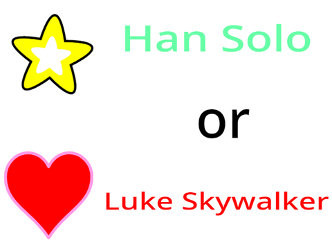 Han Solo or Luke Sykwalker