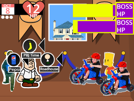 Paper Peter: Bart and the Gang Boss Fight (Outdated)