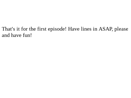 IMPORTANT ANNOUNCEMENT FOR ALL SAGE CAST!!!!!