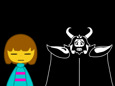 asgore fight a nutshell