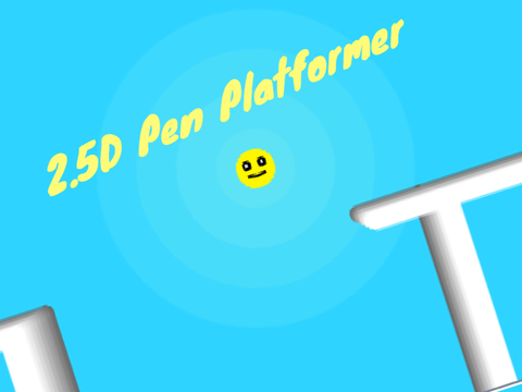 2.5D Pen Platformer - 100% Pen!