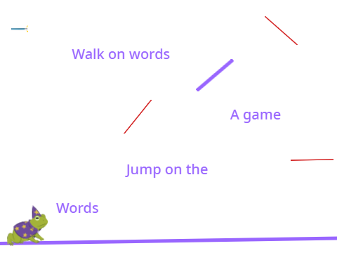 Walk on Words: A Game