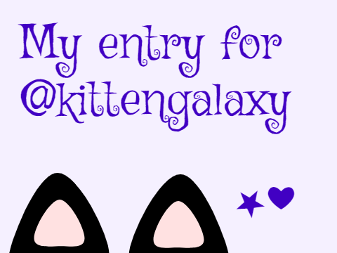 Entry for @kittengalaxy