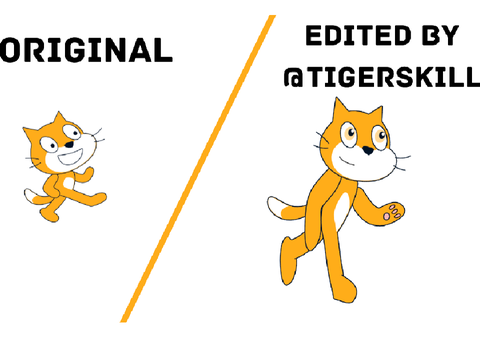 Edited the Scratch Cat 