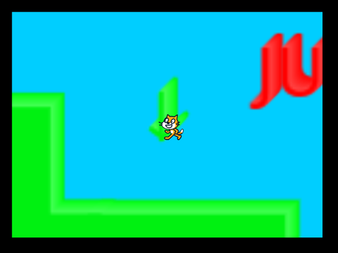 Scrolling platfomer engine with 2.5D graphics